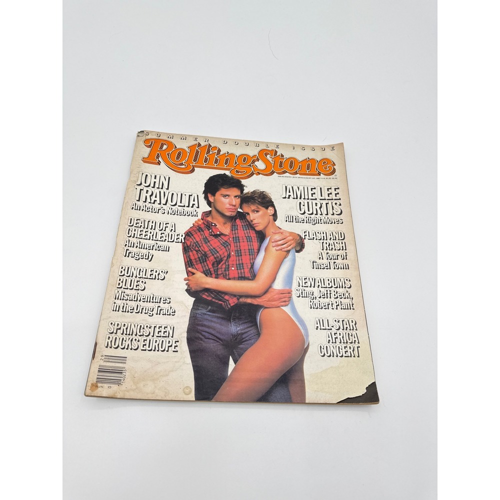 Rolling Stone Magazine July 1985 John Travolta Jamie Lee Curtis Punk Lives 452